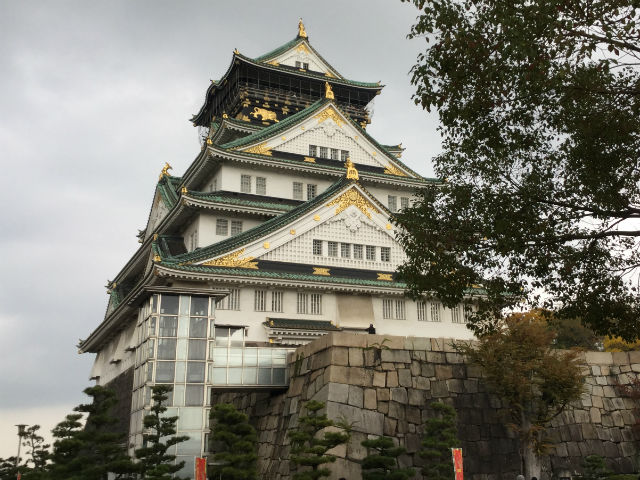 大阪城と本丸